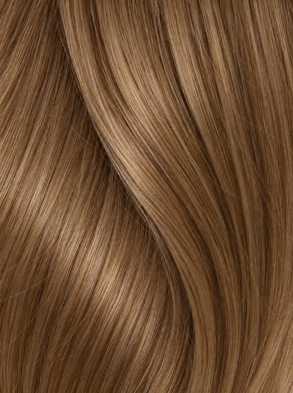 Luna #10 Light Brown — hair texture close-up