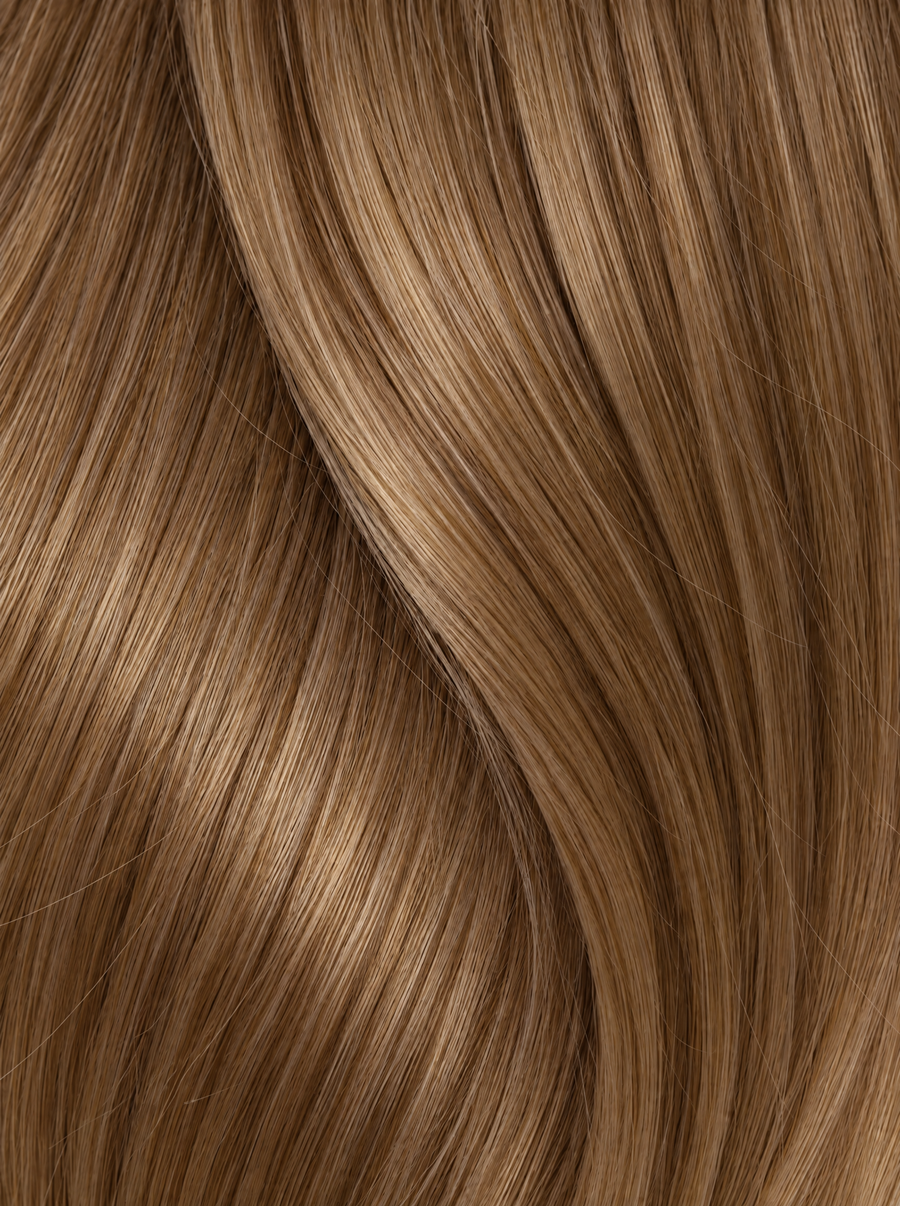 Luna #10 Light Brown — hair texture close-up