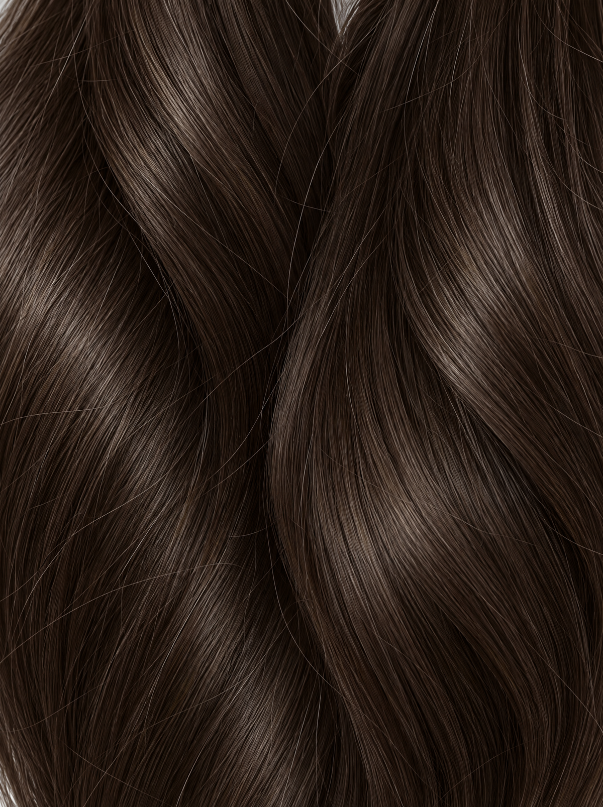 Luna #4 Chocolate — hair texture close-up