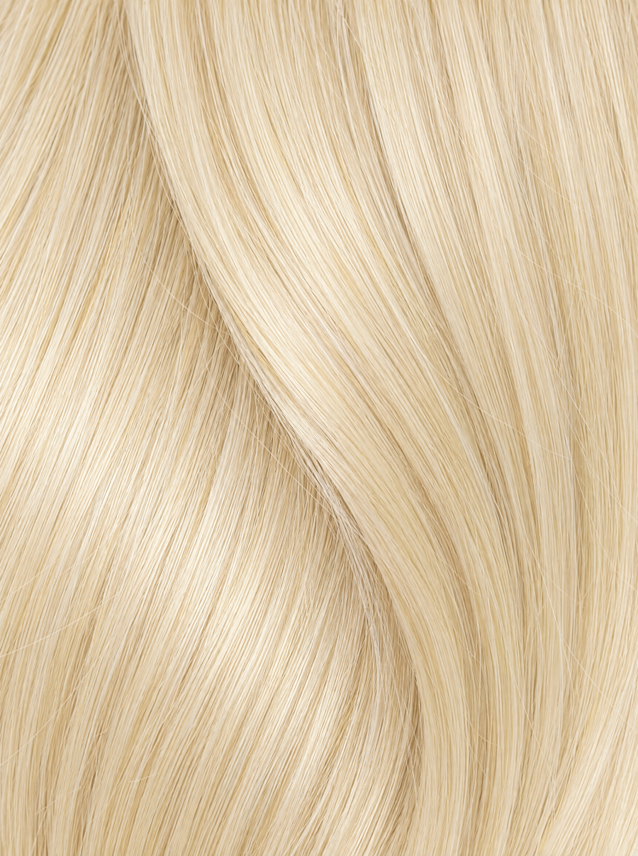 Luna #613 Light Blonde — hair texture close-up