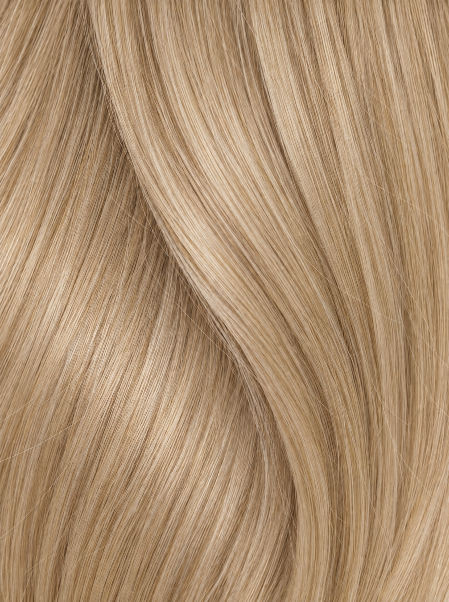 Luna #K16 Medium Blonde — hair texture close-up