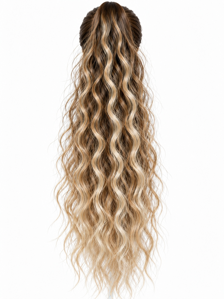 Mermaid #T2/27/613 Dark Brown Light & Honey Blonde Highlights — product photo