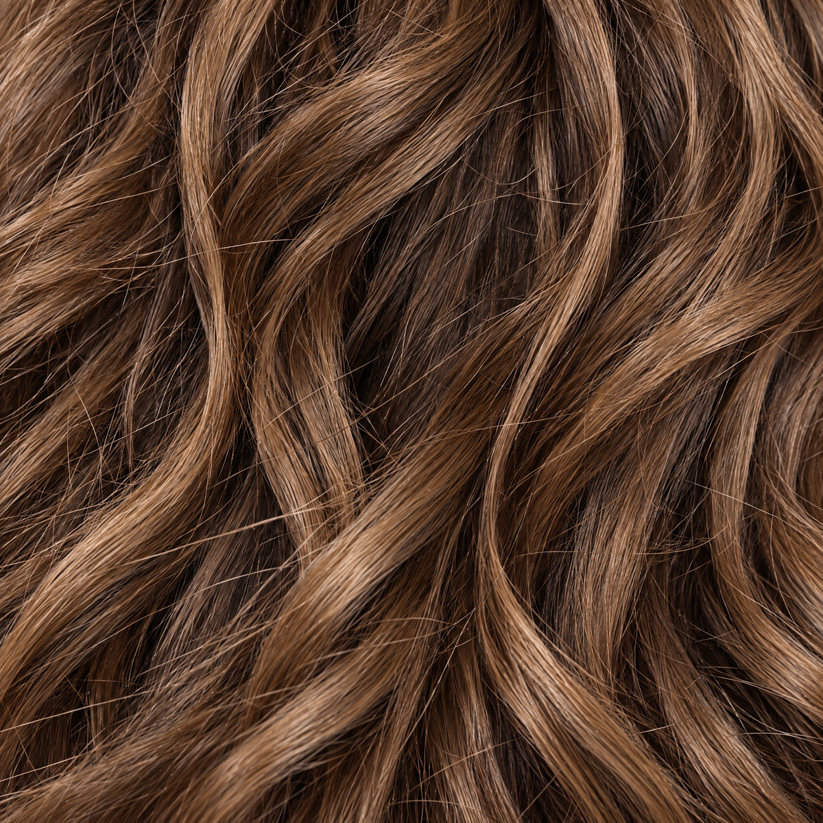 Mermaid #10 Light Brown — hair texture close-up