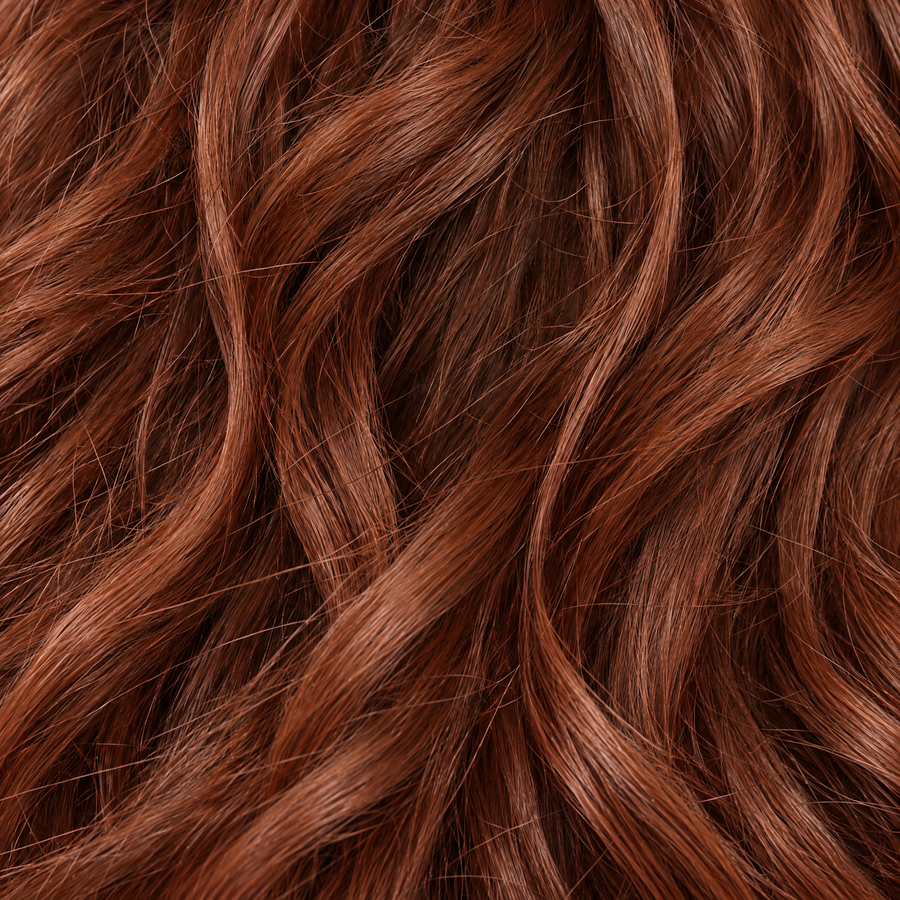 Mermaid #350 Copper — hair texture close-up
