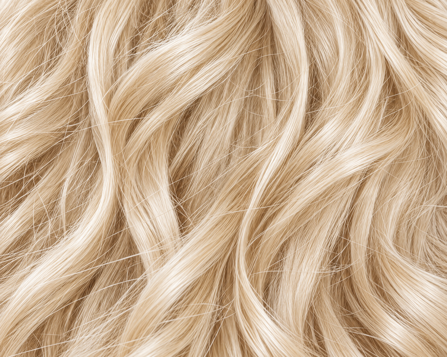 Mermaid #613 Light Blonde — hair texture close-up